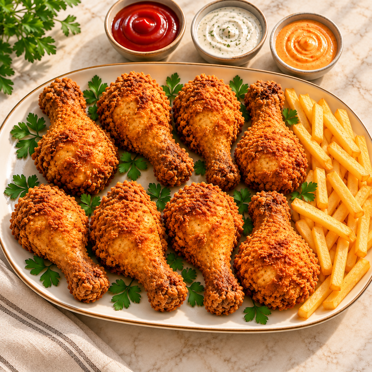 Crispy Chicken Drumsticks
