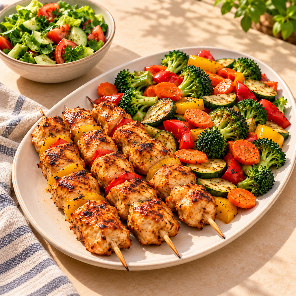 Chicken Shish Tawook for Grilling