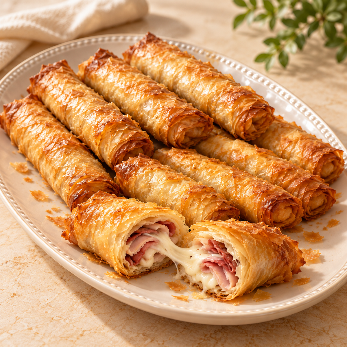 Goulash Rolls with Cold Cuts, Mixed Cheese