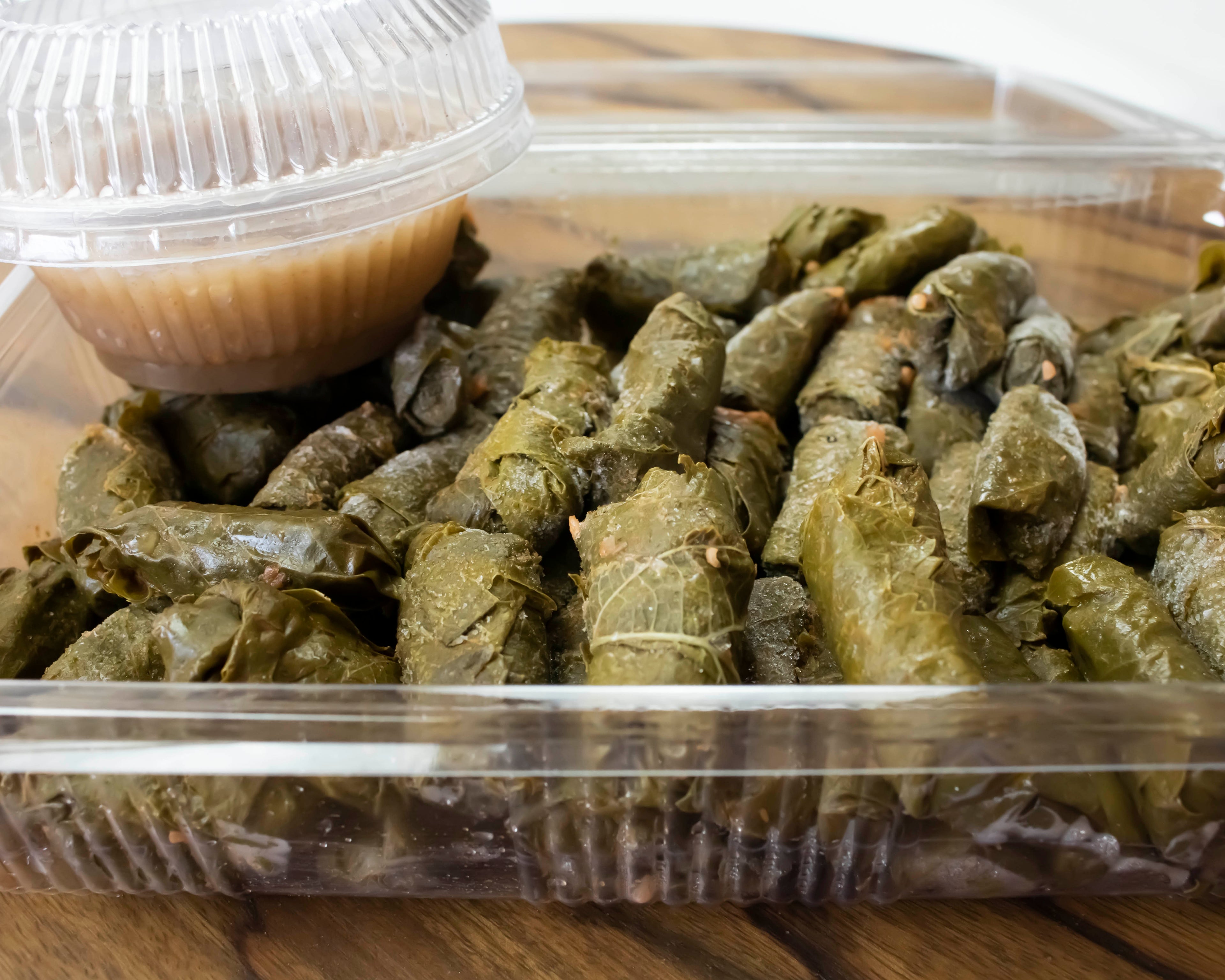 Stuffed Vine Leaves + Cooking Broth