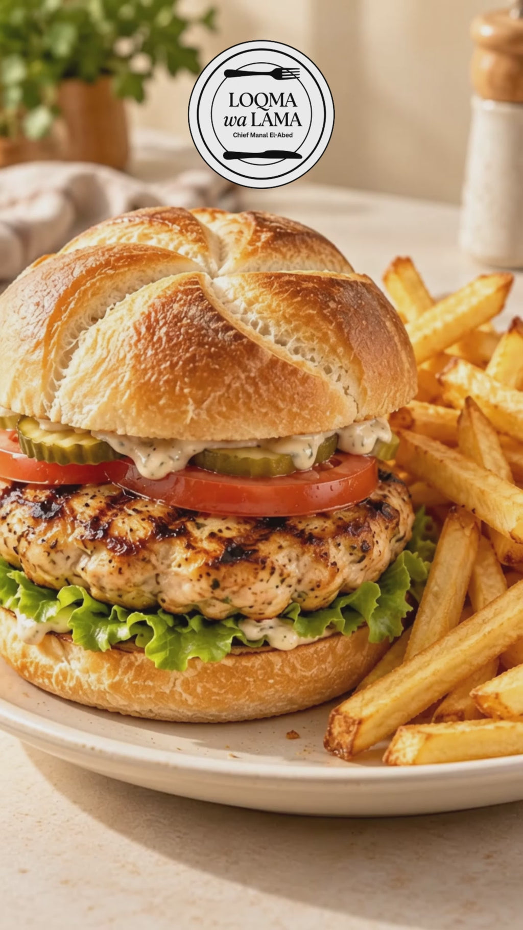 Grilled Chicken Burger