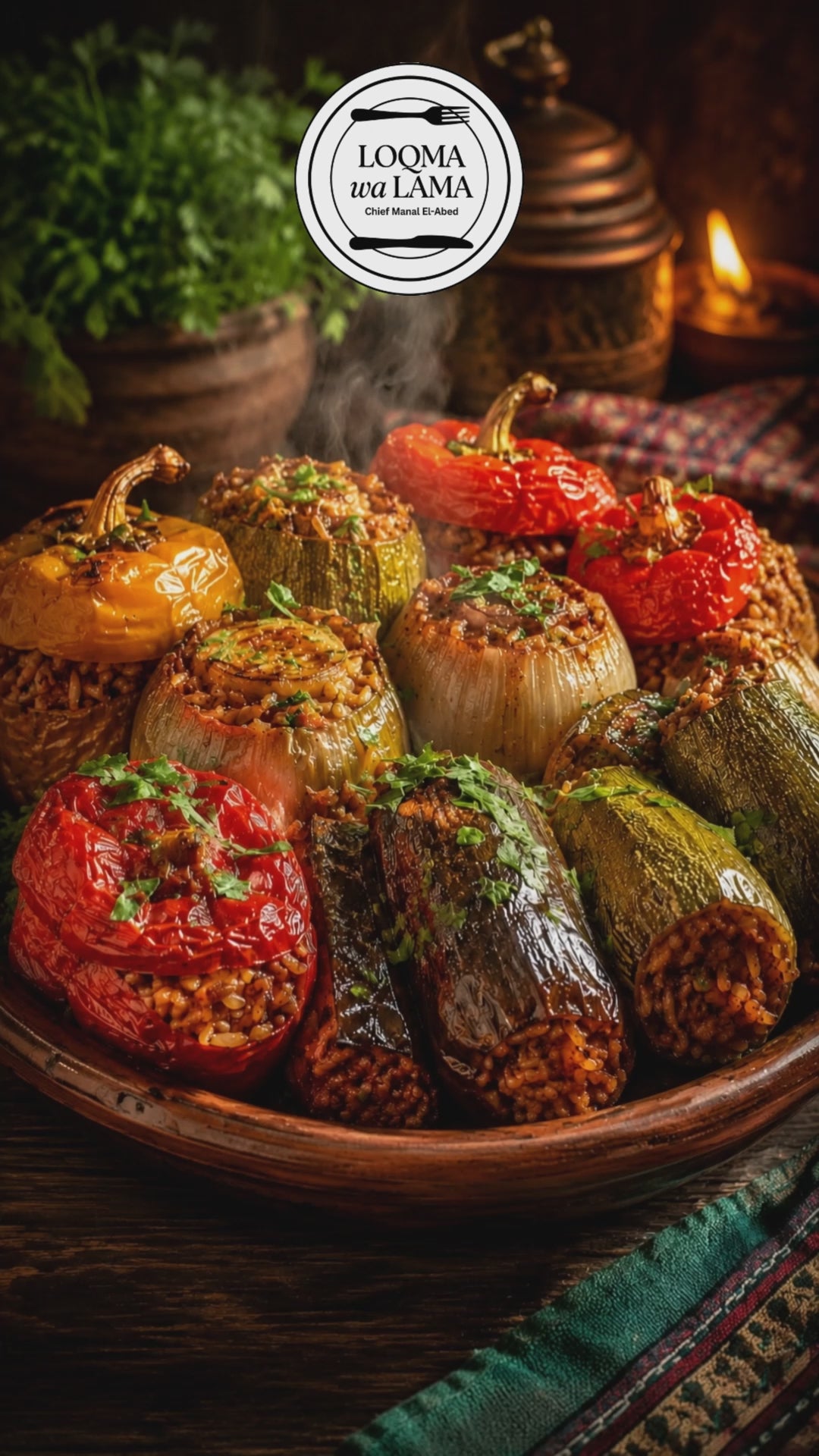 Mixed Stuffed Vegetables + Cooking Broth