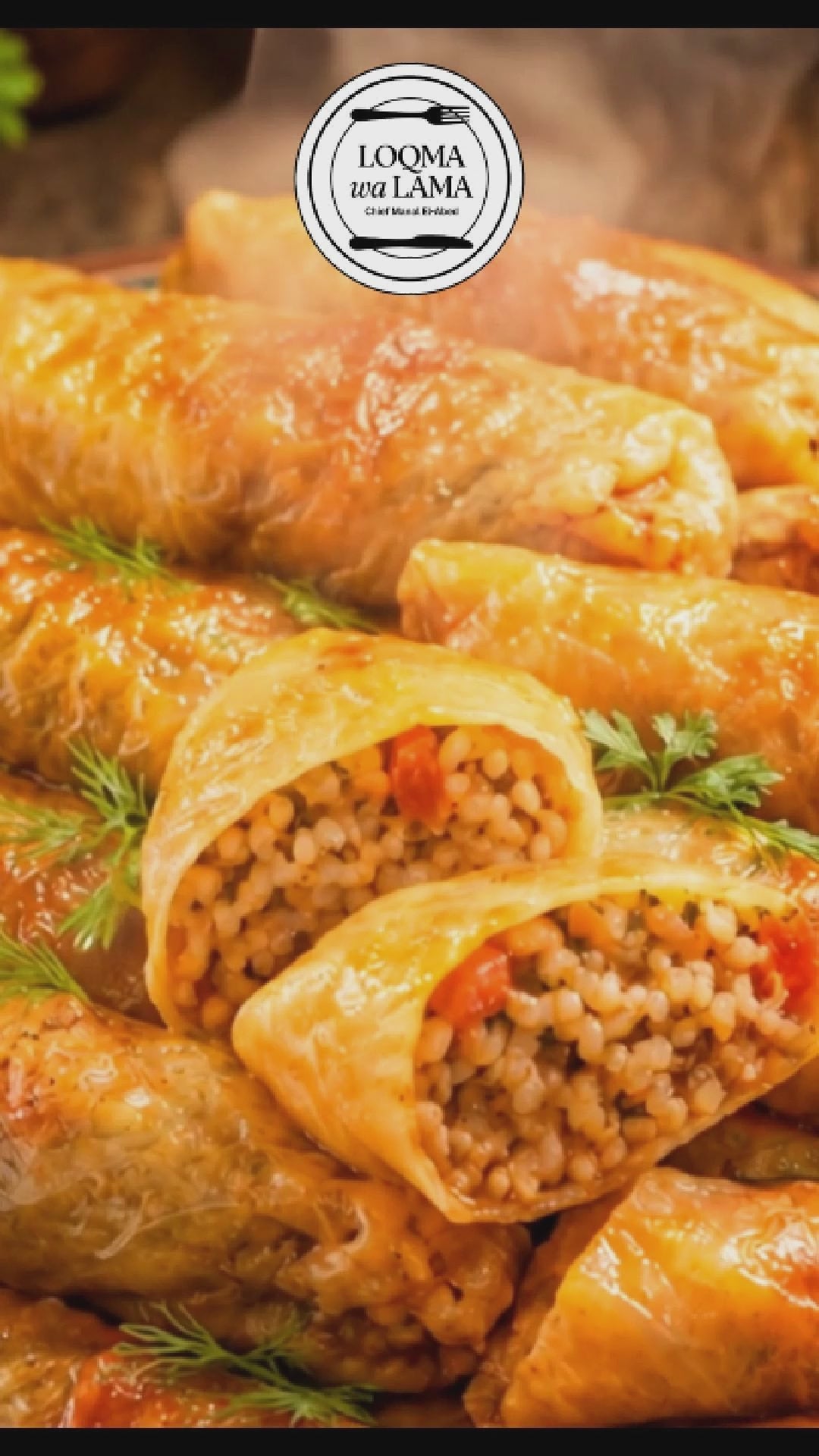 Stuffed Cabbage Rolls + Cooking Broth